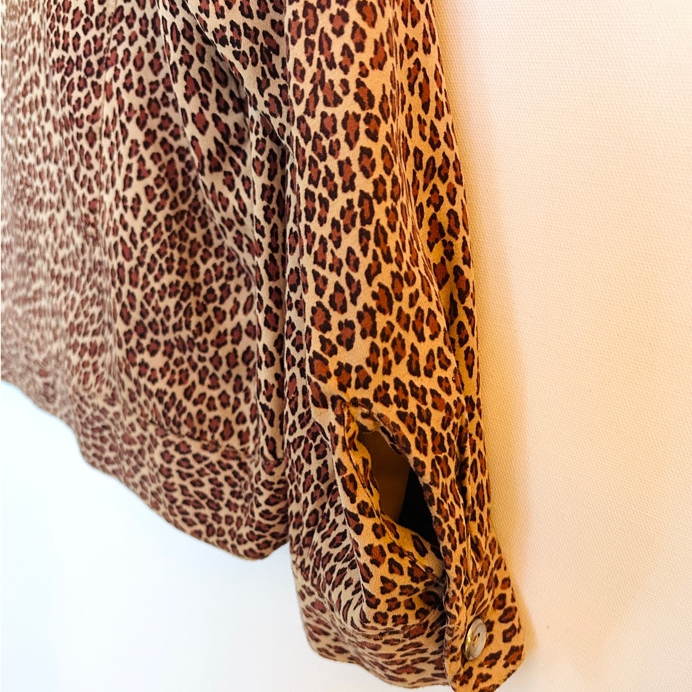 Patchington Leopard Print Zip-Up Jacket Women’s S… - image 7